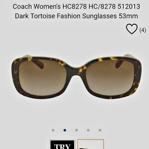 Coach Women's Tortoise Shell Sunglasses